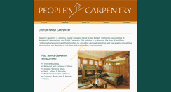 Desktop Screenshot of peoplescarpentry.com